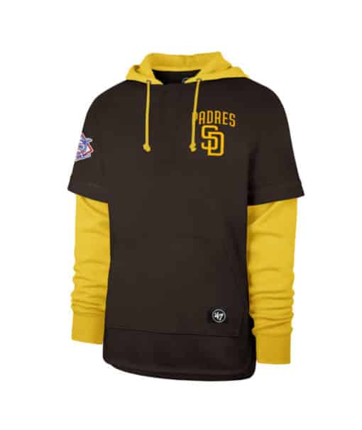 San Diego Padres Men's 47 Brand Brown Shortstop Pullover Hoodie