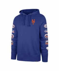 New York Mets Men's 47 Brand World Series Royal Blue Pullover Hoodie