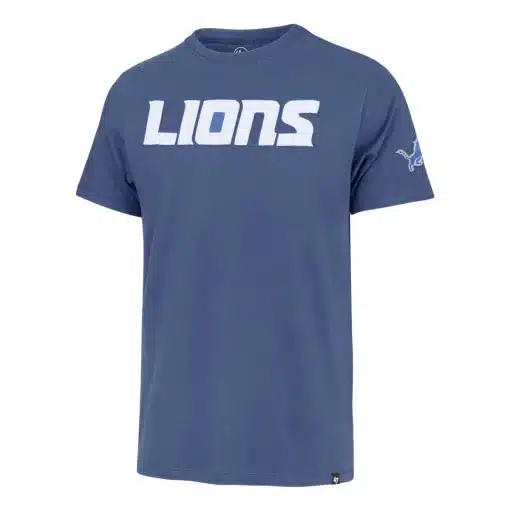 Detroit Lions Men's 47 Brand Cadet Blue Franklin Fieldhouse T-Shirt Tee