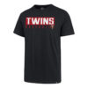 Minnesota Twins Men's 47 Brand Navy Major Rival T-Shirt Tee