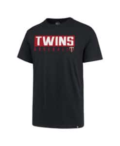 Minnesota Twins Men's 47 Brand Navy Major Rival T-Shirt Tee