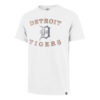 Detroit Tigers Men's 47 Brand Vintage White Scrum T-Shirt Tee