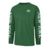 New York Jets Men's 47 Brand Vintage Green Franklin Long Sleeve T-Shirt Tee