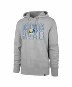 Los Angeles Rams Men's 47 Brand Gray Pullover Hoodie