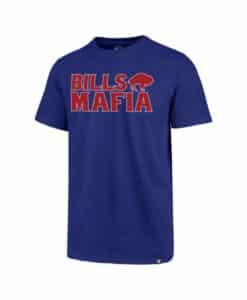 Buffalo Bills Men's 47 Brand Mafia Classic Blue T-Shirt Tee