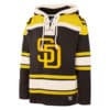 San Diego Padres Men's 47 Brand Brown Pullover Jersey Hoodie