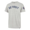 Detroit Tigers Men's 47 Brand Gray Franklin Fieldhouse T-Shirt Tee