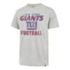 New York Giants Men's 47 Brand Gray Franklin T-Shirt Tee