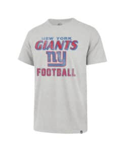 New York Giants Men's 47 Brand Gray Franklin T-Shirt Tee