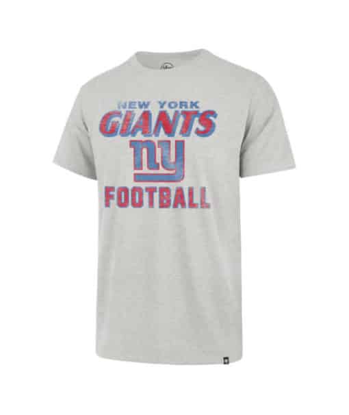 New York Giants Men's 47 Brand Gray Franklin T-Shirt Tee