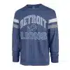 Detroit Lions Men's 47 Brand Cadet Blue Irving Long Sleeve Shirt