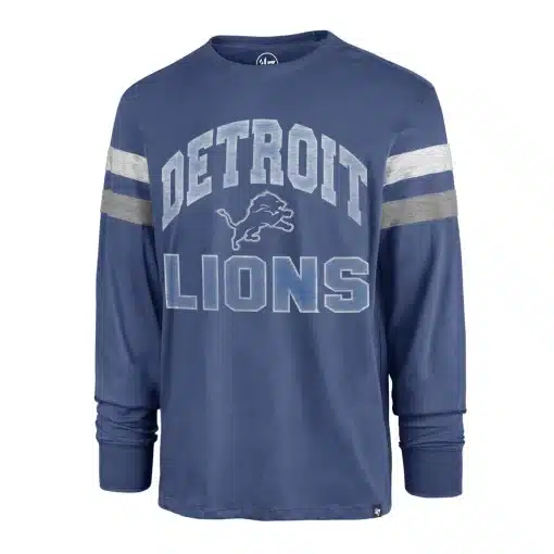 Detroit Lions Men's 47 Brand Cadet Blue Irving Long Sleeve Shirt