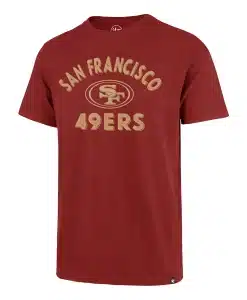 San Francisco 49ers Men's 47 Brand Rescue Red Scrum T-Shirt Tee