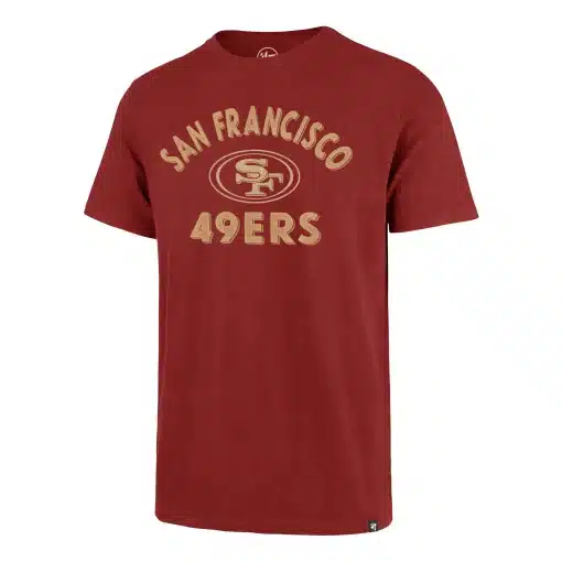 San Francisco 49ers Men's 47 Brand Rescue Red Scrum T-Shirt Tee
