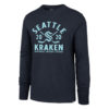Seattle Kraken 47 Brand Navy Long Sleeve T-Shirt Tee