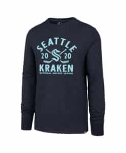 Seattle Kraken 47 Brand Navy Long Sleeve T-Shirt Tee