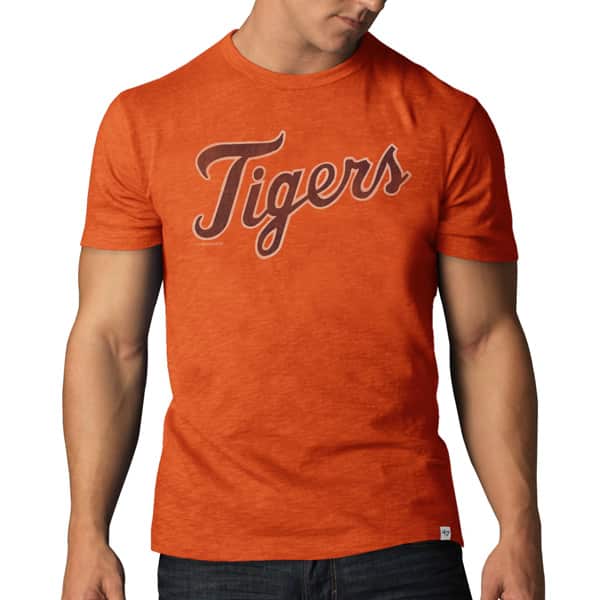 Detroit Tigers Scrum T-Shirt Mens Carrot 47 Brand