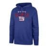 New York Giants Men's 47 Brand Blue Headline Pullover Hoodie