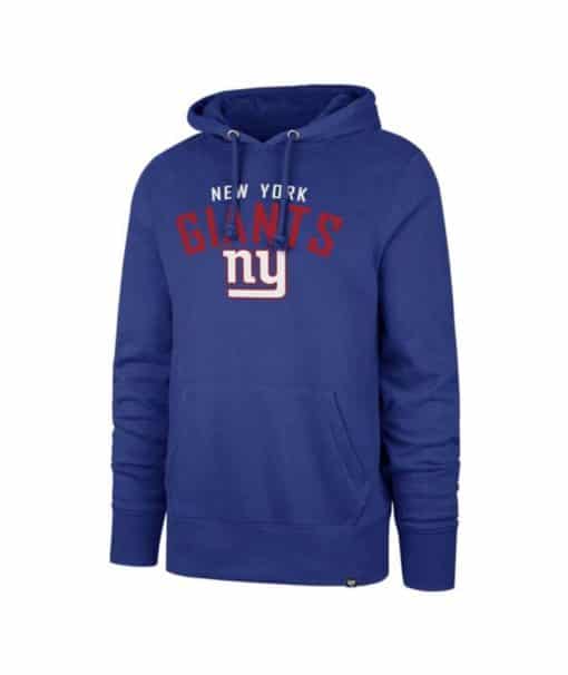 New York Giants Men's 47 Brand Blue Headline Pullover Hoodie