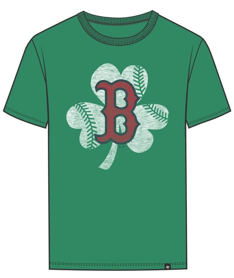 Boston Red Sox Men's 47 Brand Vintage Green St. Patricks Day