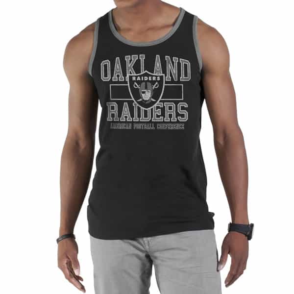 Oakland Raiders Till-Dawn Tank Top Mens Jet Black 47 Brand - Detroit ...