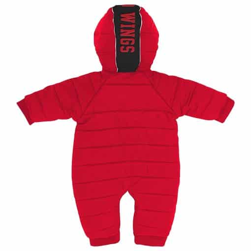 Detroit Red Wings Baby Puck Drop Puffer Snowsuit - Image 2