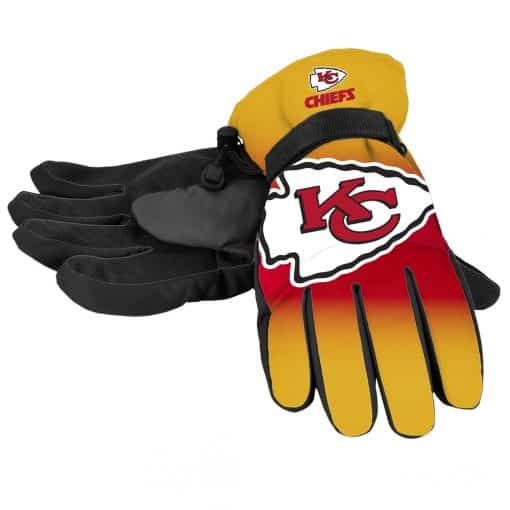 Kansas City Chiefs Men's Big Logo Insulated Gloves