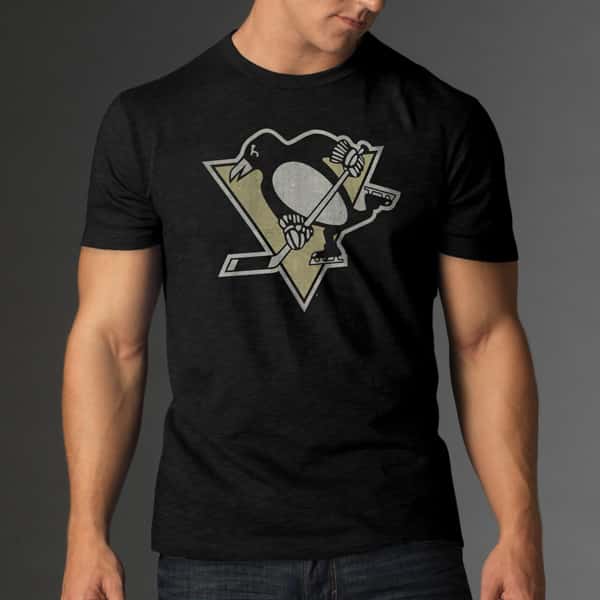Pittsburgh Penguins Scrum T-Shirt Mens Jet Black 47 Brand
