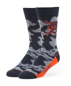 Detroit Tigers Beehive Fuse Socks Gray 47 Brand