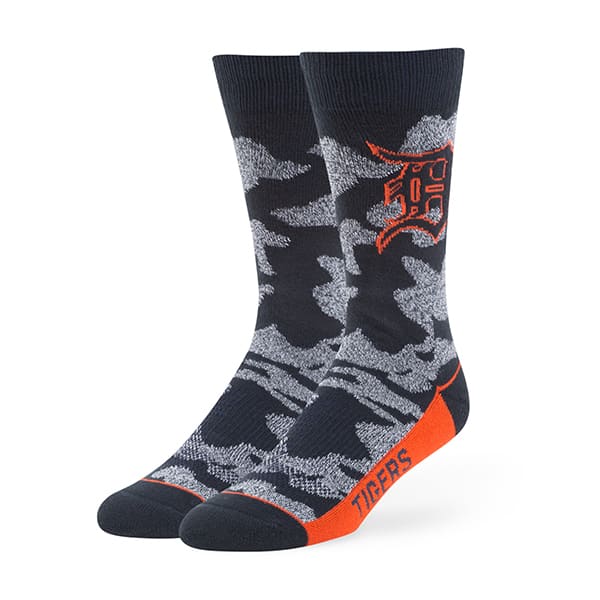 Detroit Tigers Beehive Fuse Socks Gray 47 Brand