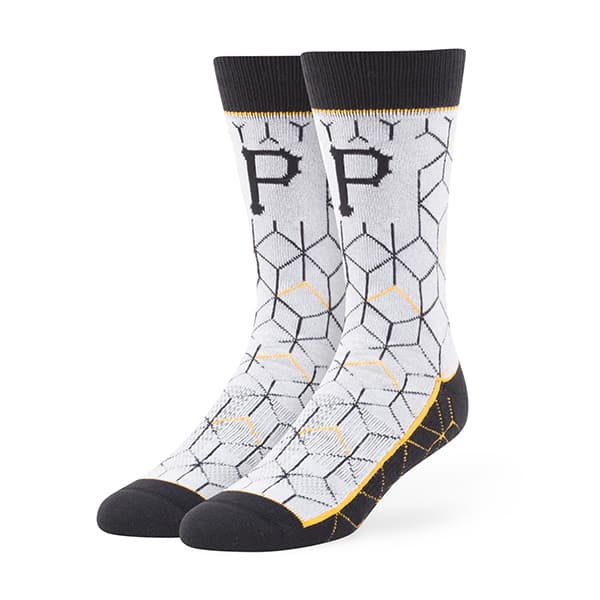 Pittsburgh Pirates Beehive Fuse Socks Gray 47 Brand