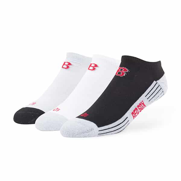 Boston Red Sox Float Motion No Show Socks 3 Pack Tonal 47 Brand