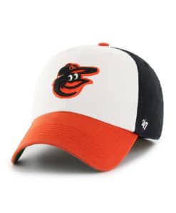 Baltimore Orioles 47 Brand Home Black White Orange Franchise Fitted Hat