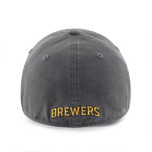 Milwaukee Brewers 47 Brand Graphite Franchise Fitted Hat - Image 2