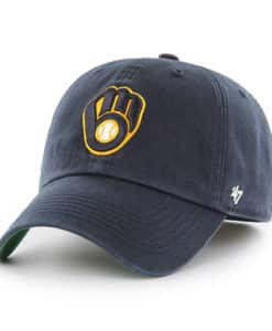 Milwaukee Brewers 47 Brand Navy Franchise Fitted Hat