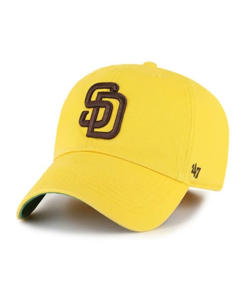 San Diego Padres 47 Brand Yellow Franchise Fitted Hat