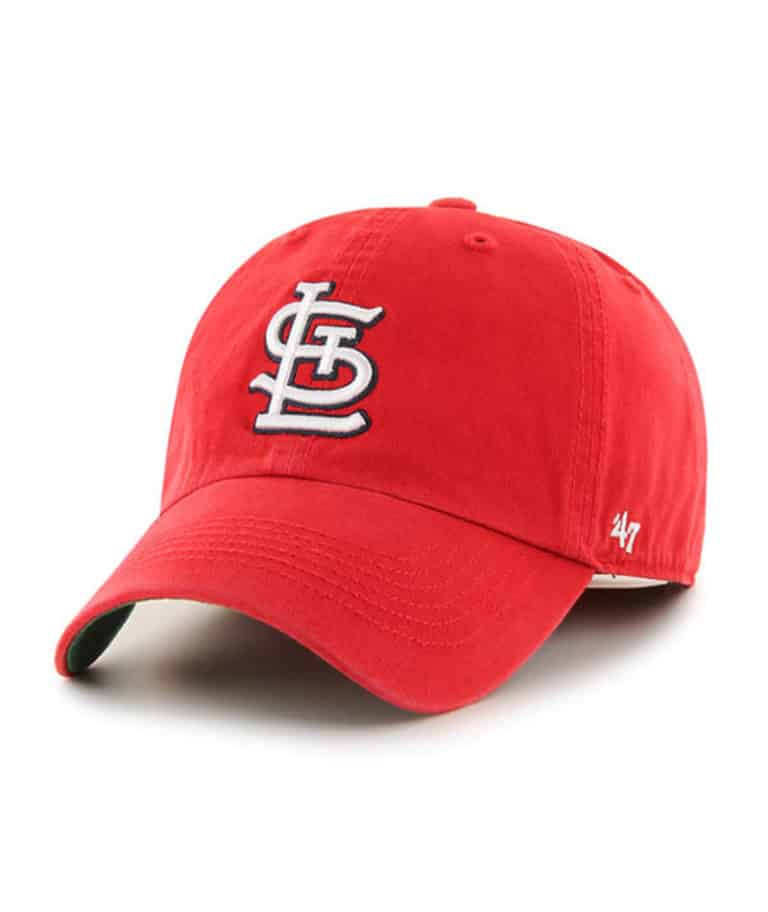 St. Louis Cardinals 47 Brand Red Franchise Fitted Hat Detroit Game Gear