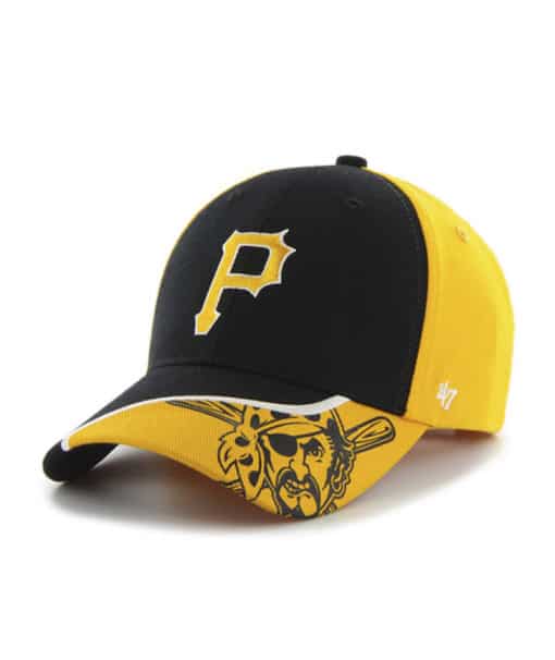 Pittsburgh Pirates KIDS 47 Brand Gold Hambone MVP Adjustable Hat