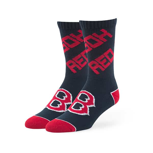 Boston Red Sox Helix Sport Socks Navy 47 Brand - Detroit Game Gear