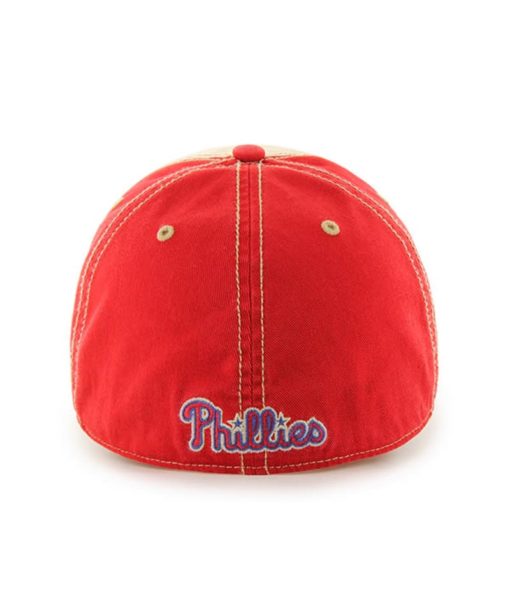 Philadelphia Phillies 47 Brand Maestro Red Franchise Fitted Hat - Image 2