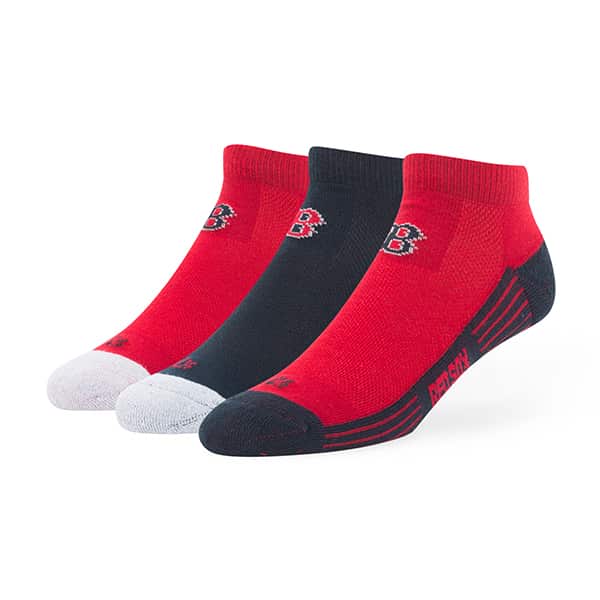 Boston Red Sox Skylite Motion Low Cut Socks 3 Pack Team Color 47 Brand ...