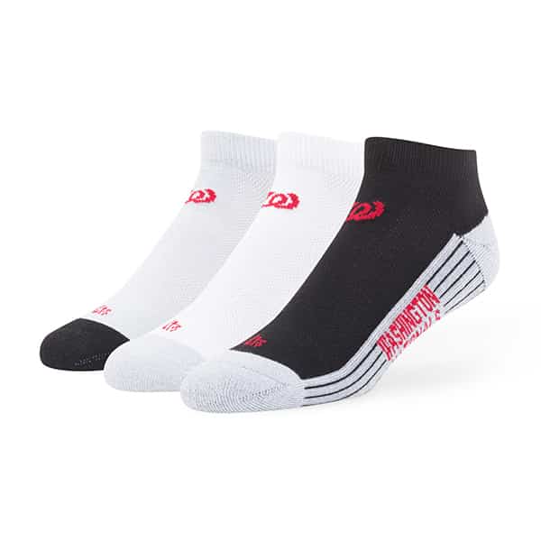 Washington Nationals Skylite Motion Low Cut Socks 3 Pack Tonal 47 Brand