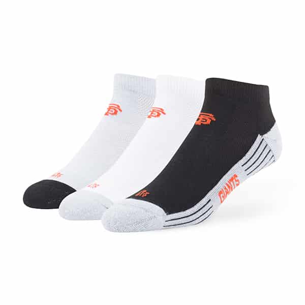 San Francisco Giants Skylite Motion Low Cut Socks 3 Pack Tonal 47 Brand
