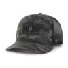 Detroit Tigers 47 Brand Charcoal Camo Trucker Black Mesh Snapback Hat