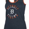Detroit Tigers Women's 47 Brand Navy Club Tank Top