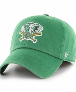 Oakland Athletics 47 Brand Cooperstown Vintage Green Franchise Fitted Hat