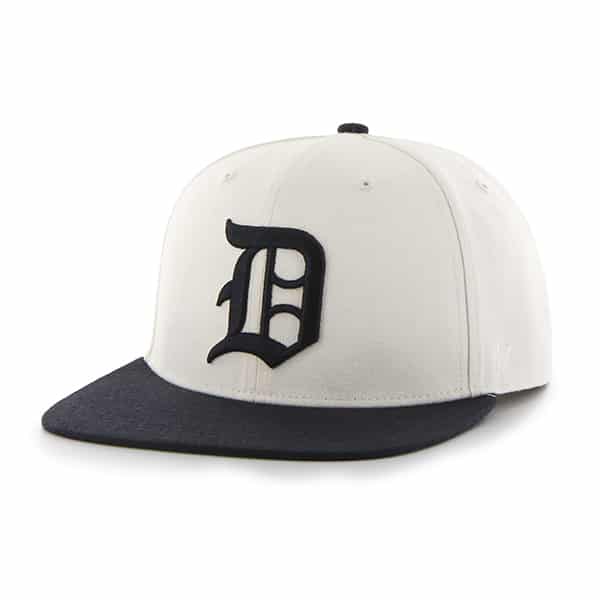 Detroit Tigers Hole Shot Two Tone Natural 47 Brand Hat