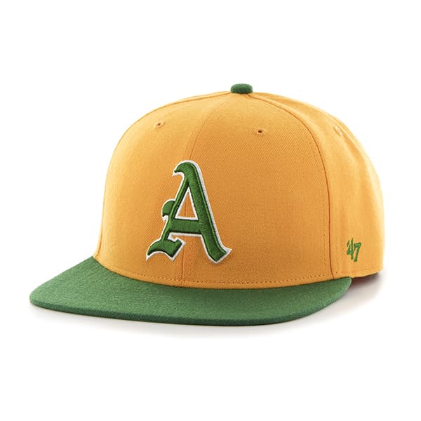 Oakland Athletics Hole Shot Two Tone Gold 47 Brand Hat