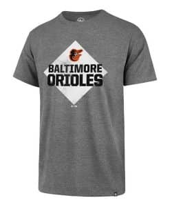 Baltimore Orioles Men's 47 Brand Slate Gray Rival T-Shirt Tee
