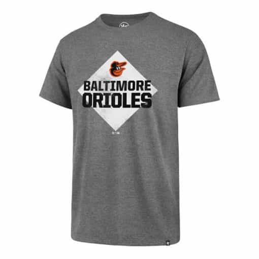 Baltimore Orioles Men's 47 Brand Slate Gray Rival T-Shirt Tee